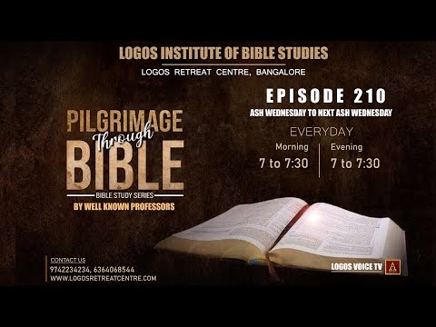 Episode 210 | Jeremiah (Re-Telecast) | Logos Institute of BibleStudies | Logos Voice TV