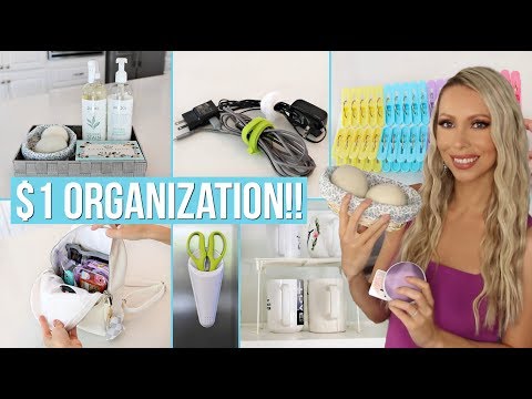 26 Dollar Store Organization Ideas for EVERY ROOM in Your Home!