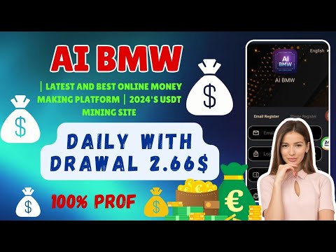 Best USDT Earning platform AiBMW USDT site finally launched Register and Get 20000 USDT