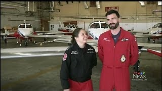 Meet First Husband & Wife Pilots in Canada's Snowbirds Airshow Team