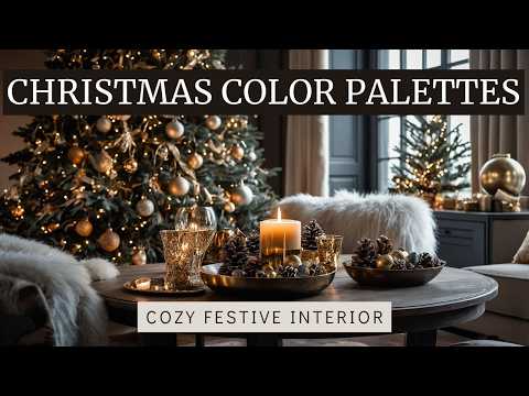 Christmas Color Palettes for Decorating a Cozy Festive Interior