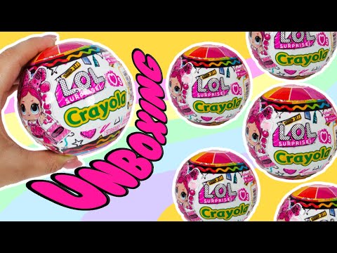 LOL Surprise CRAYOLA Dolls Unboxing