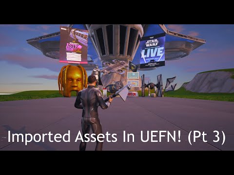 More Imported Assets In Fortnite UEFN! (Dooms Domain, Stark Industries, Astronomical, Star Wars)