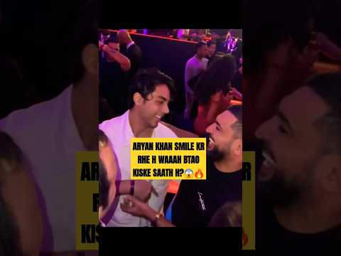 SHAHRUKH KHAN SON ARYAN KHAN  AND BOXER AMIR KHAN DANCING AT DUBAI DYAVOL X PARTY 🥳🔥 #shorts