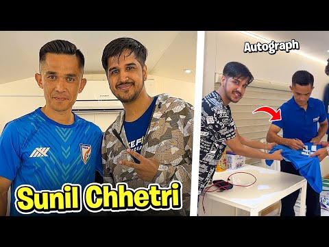 I Met SUNIL CHHETRI Sir in Real Life...