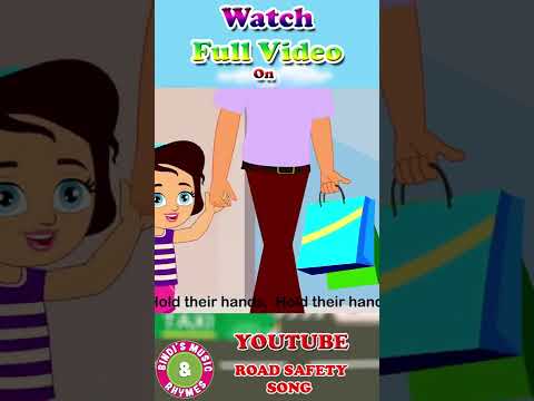 Road Safety Song #shorts #youtubeshorts #rhymes #ytshorts