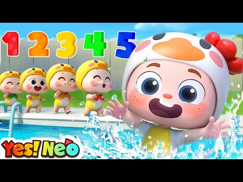 Five Little Ducks | Pool Safety Rules | Safety Tips | Nursery Rhymes & Kids Songs | Yes! Neo