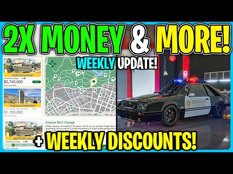 GTA Online WEEKLY UPDATE 2X Money & More!