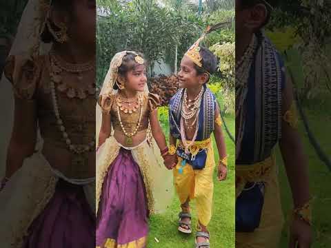 Radha-Krishna |Janmashtami special |little radhakrishna | #viral #janmashtami