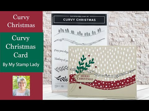 Quite Curvy Bundle Christmas Card From Stampin' Up!