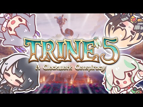 【TRINE 5】four player puzzle solving with biboo, cece, and shiori!!!