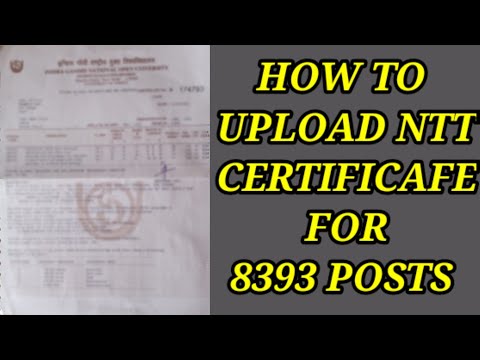 NTT certificate upload for 8393 posts