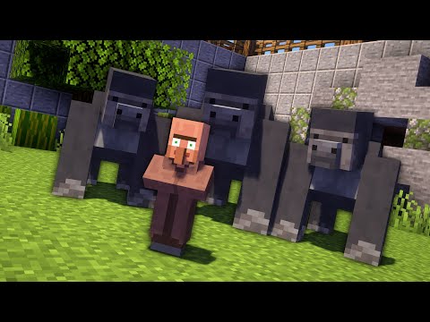 Minecraft villager Pranks in Zoo