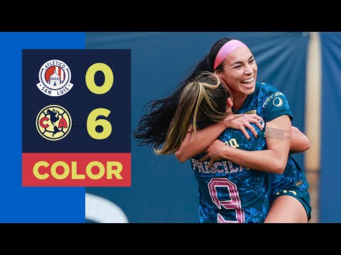 Dobletes y goleada en San Luis Potosí | +3 puntos | COLOR INSIDE América Femenil | #EstoEsAmérica