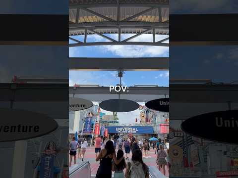 POV: Your friend just sent this to you and now you’re going to Universal #universalorlando #travel