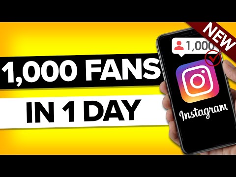 How To Gain 1000 ACTIVE Followers on Instagram FAST (GUARANTEED TO WORK)