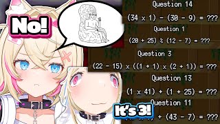 Mococo shows us her exceptional quick math skills, meanwhile Fuwawa...