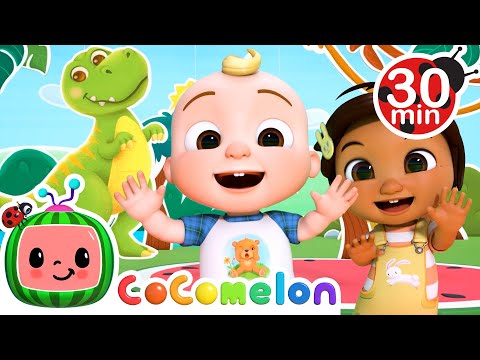 Meet Mister Dinosaur with Nina and JJ | Cocomelon Nursery Rhymes for Kids