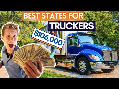 10 Best States for Truck Drivers in 2024 with Salaries!