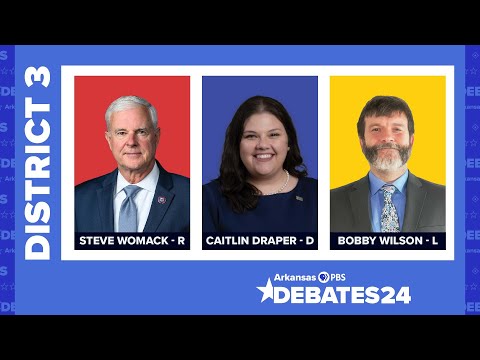 Election 2024:  Arkansas PBS Debates - U.S. District 3 + Press Conferences