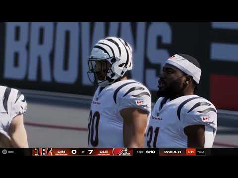 Bengals vs. Browns | Madden 25 NFL PS5 Week 7 | Ohio Showdown! 💥