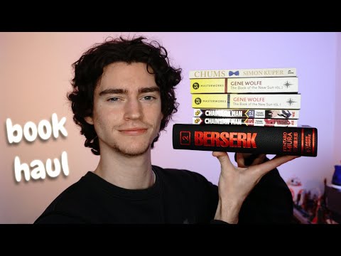 ASMR NEW Book Haul | Dark Fantasy Fiction, Manga, Politics (Soft Whispering & Book Tapping)