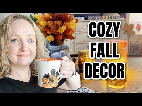 COZY 🍂 Fall Home Decor Tour (Vlog?) 🍁🍄