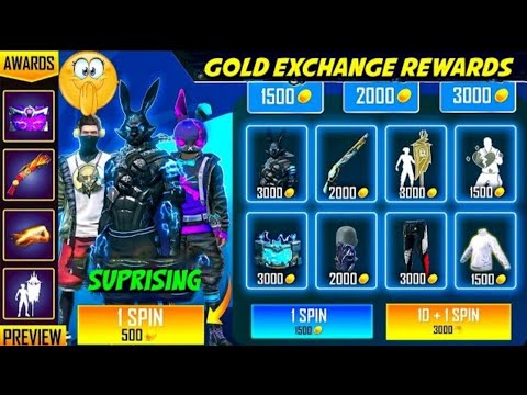 গোল্ড এক্সচেঞ্জ করে ফ্রিতে পাবে🤩 Gold Coin Exchange Rewards | Free Diamond Event Free Fire New Event