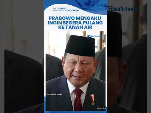 Prabowo Bakal Mampir ke Timur Tenggah di Tengah Konflik: Saya Ingin Segera Pulang Sebetulnya