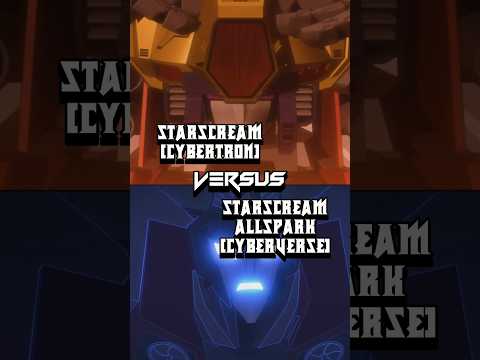 Starscream (Cybertron) Vs Starscream (Cyberverse) #faxorcap #transformers