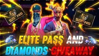 FREE FIRE NEW ELITE PASS GIVEAWAY LIVE