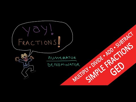 Learn to Multiply, Divide, Add, & Subtract Simple Fractions - GED