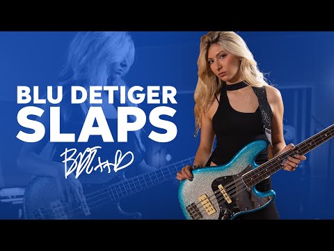 Blu DeTiger SLAPS on Her NEW Signature Fender Limited Player Plus Jazz Bass!