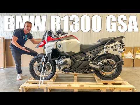 BMW GS 1300 ADVENTURE 2025 Unboxing & Assembly | First Feel & Exhaust Sound