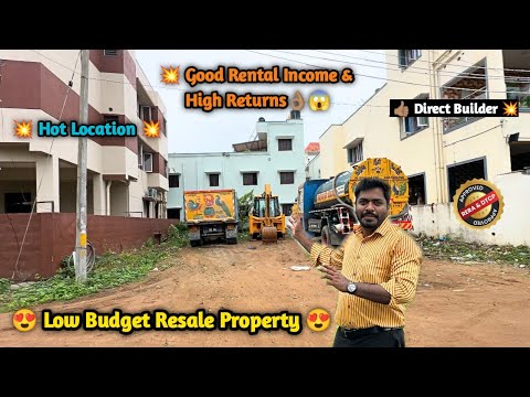 😍Low Budget Resale Property sale 💥Near metro👌🏽IThub #lowbudgetplotsaleomr #kelambakkam #plotsinomr