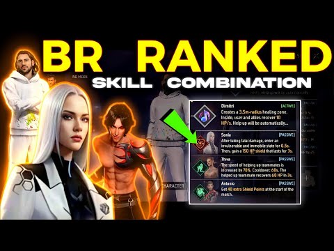 Best Character Combination For Rank Push | BR Rank Best Character Combination | Win Every BR Rank