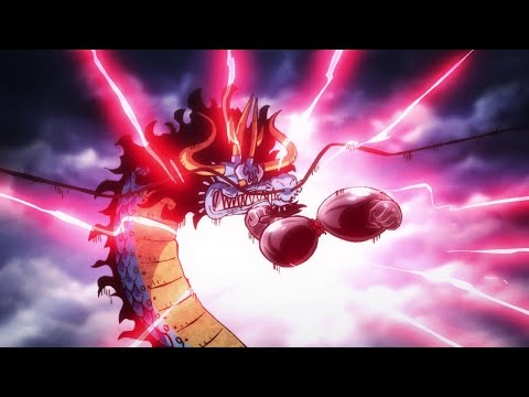 Luffy's "Elephant Gatling" vs Kaido「4k」「60fps」║ One Piece