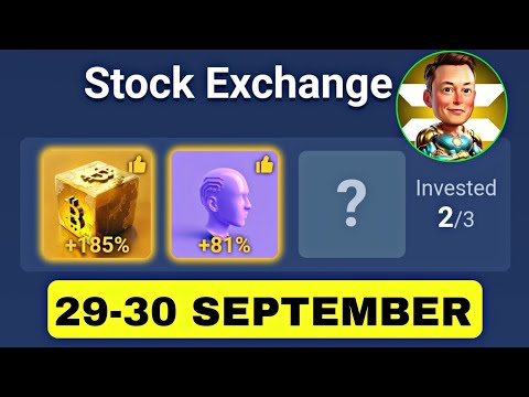 X Empire Daily Investment Funds 29 September | X Empire Daily Combo | Musk Empire Today Combo Cards