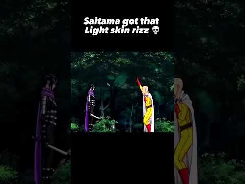 Saitama got that light skin rizz 💀