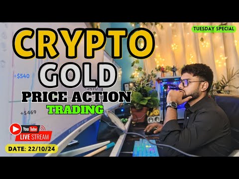 shorts Live on Bitcoin | Gold | Scalping #gold #live #Btcoin #trading #22-10-2024