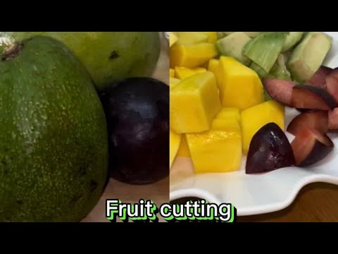 🟢 ASMR PEELING & CUTTING FRUITS