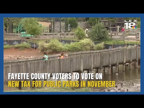 Fayette County voters to vote on new tax for public parks in November