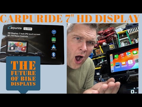 CARPURIDE 7" Apple CarPlay / Android  Display for BMW Motorcycles!! AWESOME