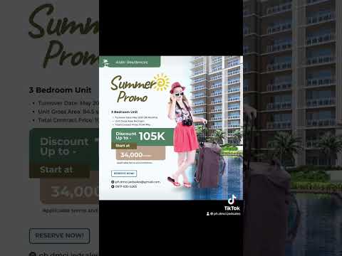 Summer Sell-Out Promo - Alder Residences #dmcihomes #alderresidences #condo #realestate #taguigcity