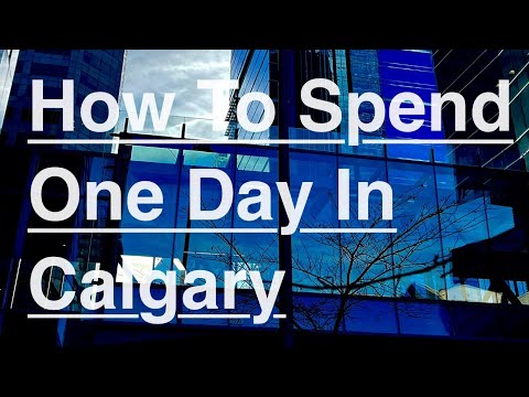 Calgary Canada city tour: Calgary beautiful places to visit, Downtown, Peace Bridge, Dinasour Museum