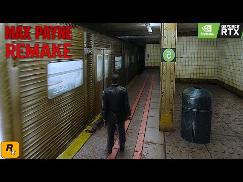 Max Payne RTX Remix Remake Gameplay Demo (4K)