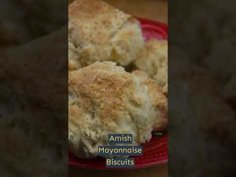 Amish Mayonnaise Biscuits Recipe #shorts