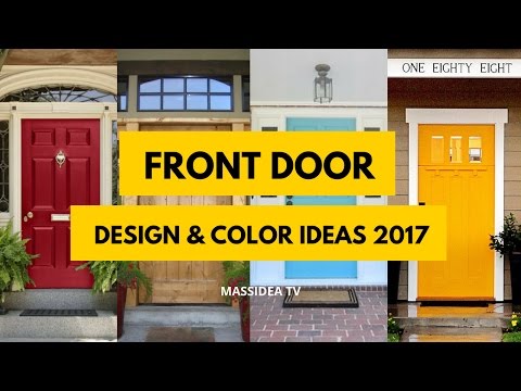 50+ Best Front Door Design & Color Ideas 2017