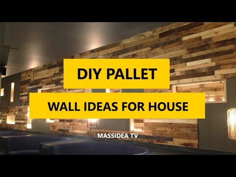 50+ Amazing DIY Pallet Wall Ideas for Your House 2018