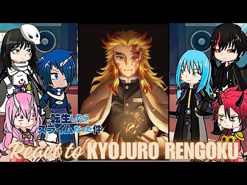 Rimuru Tempest react to rengoku kyojuro | Demon Slayer | Gacha life 2  | slime | giyuu tomioka